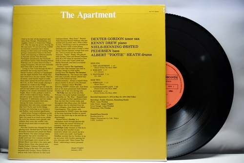 Dexter Gordon Quartet [덱스터 고든] – The Apartment - 중고 수입 오리지널 아날로그 LP