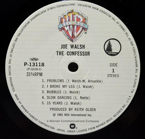 Joe Walsh [조 월시] – The Confessor ㅡ 중고 수입 오리지널 아날로그 LP