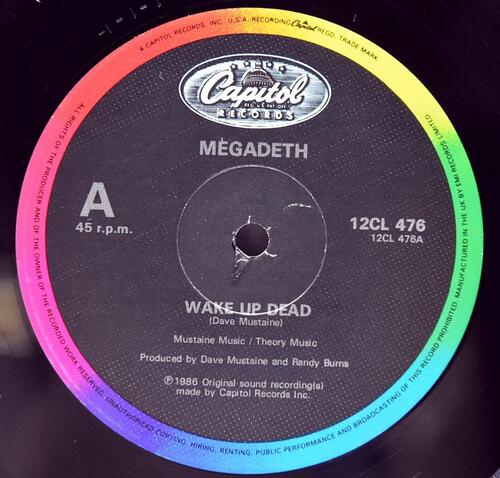 Megadeth ‎[메가데스] – Wake Up Dead ㅡ 중고 수입 오리지널 아날로그 LP