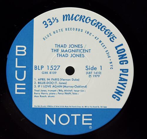 Thad Jones [테드 존스] – The Magnificent Thad Jones - 중고 수입 오리지널 아날로그 LP