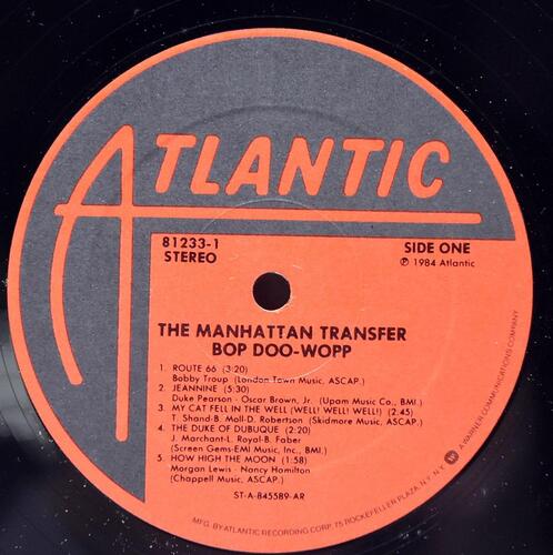 The Manhattan Transfer [맨하탄 트랜스퍼] – Bop Doo-Wopp ㅡ 중고 수입 오리지널 아날로그 LP