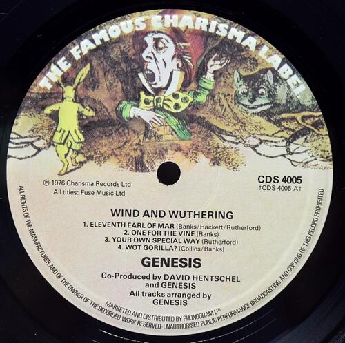 Genesis [제네시스] - Wind &amp; Wuthering - 중고 수입 오리지널 아날로그 LP