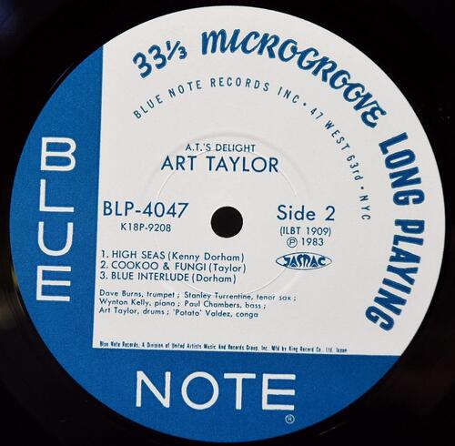 Art Taylor [아트 테일러] – A.T.&#039;s Delight - 중고 수입 오리지널 아날로그 LP