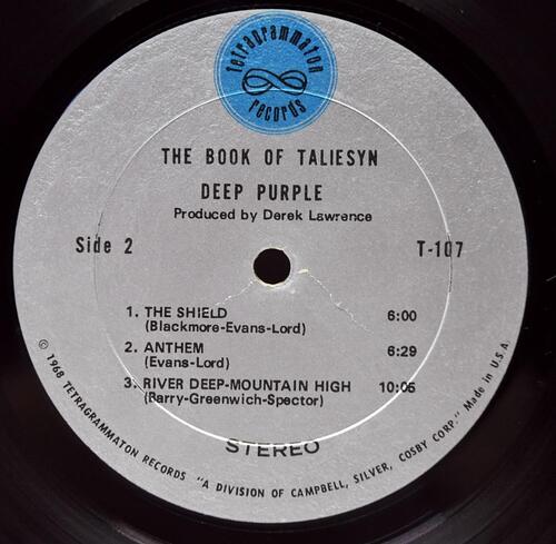 Deep Purple [딥 퍼플] - The Book of Taliesyn ㅡ 중고 수입 오리지널 아날로그 LP