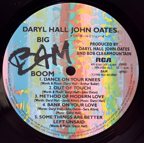 Daryl Hall &amp; John Oates [대릴 홀, 존 오츠] – Big Bam Boom ㅡ 중고 수입 오리지널 아날로그 LP