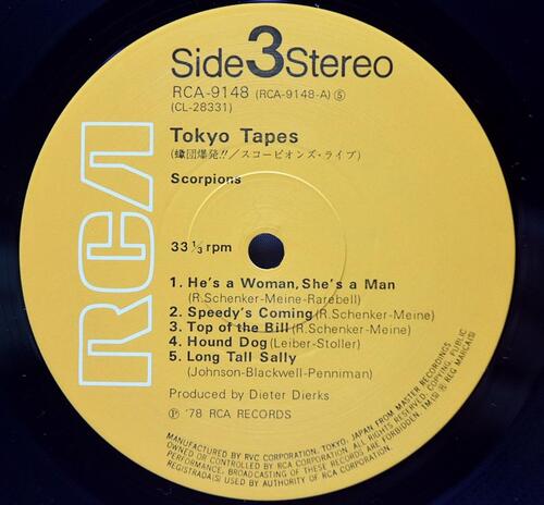 Scorpions [스콜피온스] - Tokyo Tapes ㅡ 중고 수입 오리지널 아날로그 2LP
