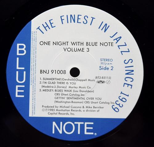 Various – One Night With Blue Note Volume 3,4 - 중고 수입 오리지널 아날로그 2LP 세트