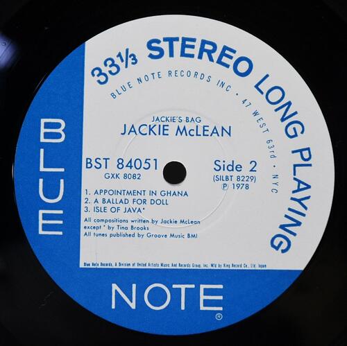 Jackie McLean [재키 맥린] – Jackie&#039;s Bag - 중고 수입 오리지널 아날로그 LP