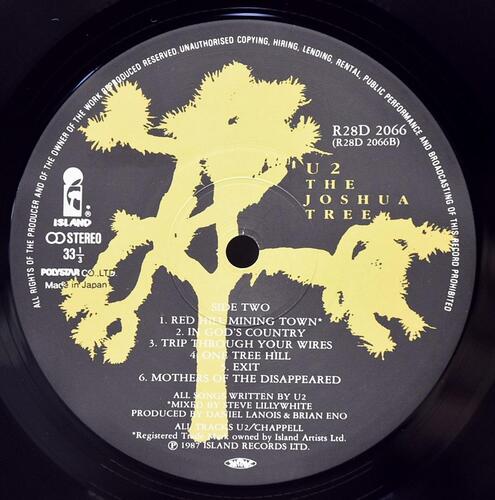 U2 ‎[유투] – The Joshua Tree ㅡ 중고 수입 오리지널 아날로그 LP
