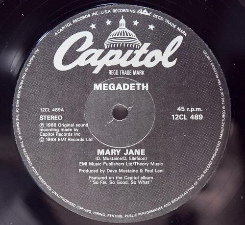 Megadeth ‎[메가데스] – Mary Jane ㅡ 중고 수입 오리지널 아날로그 LP