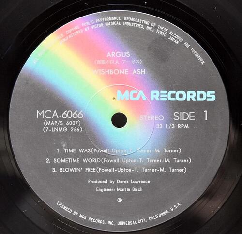 Wishbone Ash ‎[위시본 애쉬] – Argus ㅡ 중고 수입 오리지널 아날로그 LP