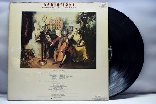 Andrew Lloyd Webber [앤드류 로이드 웨버] – Variations ㅡ 중고 수입 오리지널 아날로그 LP