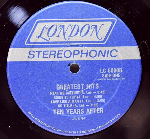 Ten Years After [텐 이어즈 애프터] – Greatest Hits ㅡ 중고 수입 오리지널 아날로그 LP