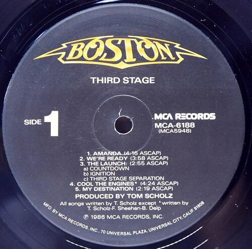 Boston [보스턴] – Third Stage ㅡ 중고 수입 오리지널 아날로그 LP