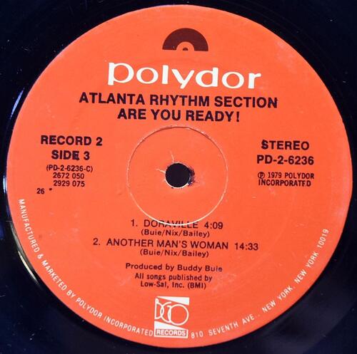 Atlanta Rhythm Section [아틀란타 리듬 섹션] – Are You Ready! ㅡ 중고 수입 오리지널 아날로그 2LP