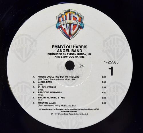 Emmylou Harris [에밀루 해리스] – Angel Band ㅡ 중고 수입 오리지널 아날로그 LP