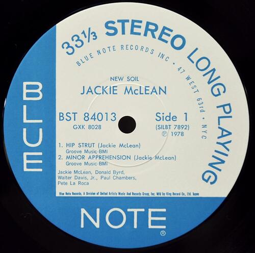Jackie McLean [재키 맥린] – New Soil - 중고 수입 오리지널 아날로그 LP