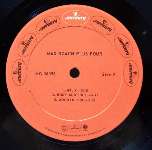 Max Roach [맥스 로치] ‎- +4 - 중고 수입 오리지널 아날로그 LP