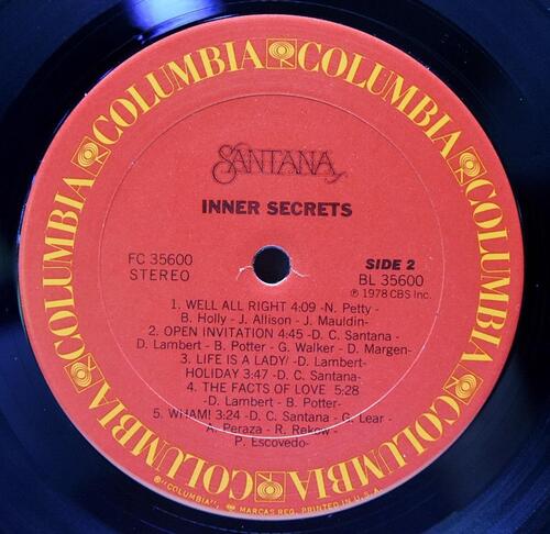 Santana [카를로스 산타나] - Inner Secrets ㅡ 중고 수입 오리지널 아날로그 LP