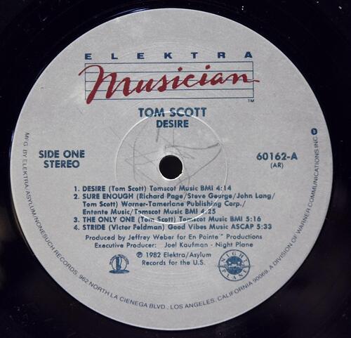 Tom Scott [톰 스콧] – Desire - 중고 수입 오리지널 아날로그 LP