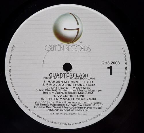 Quarterflash [쿼터플래쉬] - Quarterflash ㅡ 중고 수입 오리지널 아날로그 LP