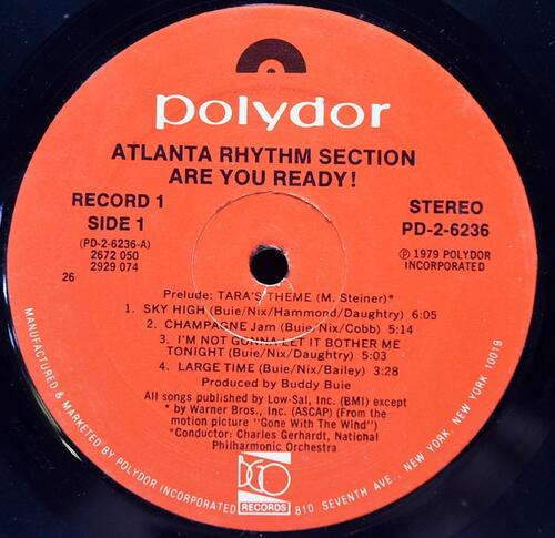 Atlanta Rhythm Section [아틀란타 리듬 섹션] – Are You Ready! ㅡ 중고 수입 오리지널 아날로그 2LP