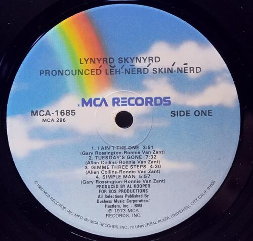 Lynyrd Skynyrd [레너드 스키너드] – (Pronounced &#039;Lĕh-&#039;nérd &#039;Skin-&#039;nérd) ㅡ 중고 수입 오리지널 아날로그 LP