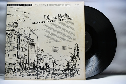 Ella Fitzgerald Accompanied By The Paul Smith Quartet [엘라 피츠제럴드] – Mack The Knife - Ella In Berlin - 중고 수입 오리지널 아날로그 LP