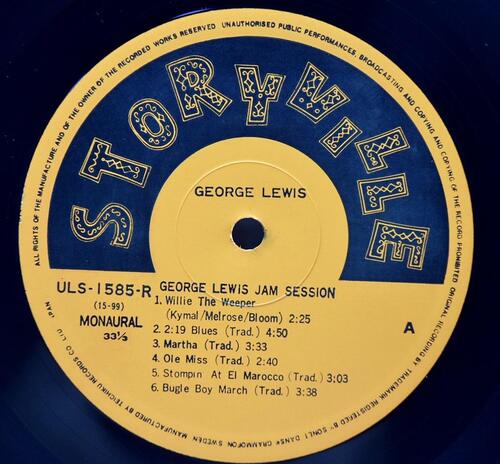 George Lewis [조지 루이스] - George Lewis Jam Session - 중고 수입 오리지널 아날로그 LP