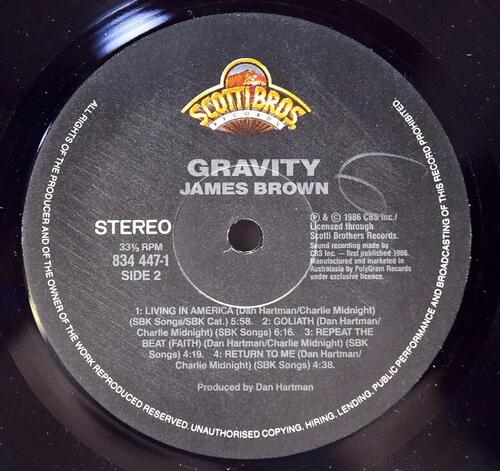 James Brown [제임스 브라운] – Gravity ㅡ 중고 수입 오리지널 아날로그 LP