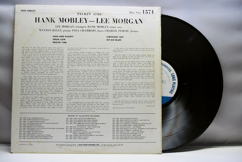 Hank Mobley, Lee Morgan [행크 모블리, 리 모건] – Peckin&#039; Time - 중고 수입 오리지널 아날로그 LP