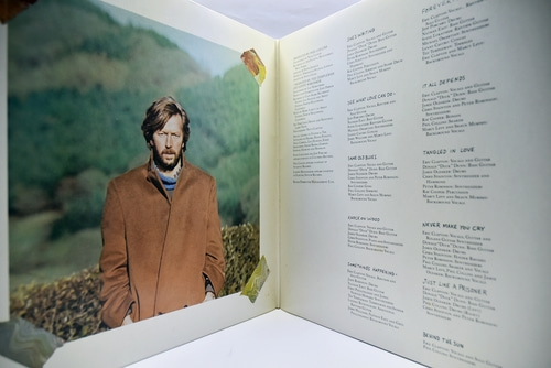 Eric Clapton ‎[에릭 클랩튼] – Behind The Sun ㅡ 중고 국산 오리지널 아날로그 LP