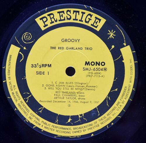 Red Garland Trio [레드 갈란드] - Groovy - 중고 수입 오리지널 아날로그 LP