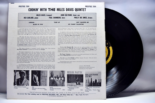 The Miles Davis Quintet [마일스 데이비스]‎ - Cookin&#039; - 중고 수입 오리지널 아날로그 LP
