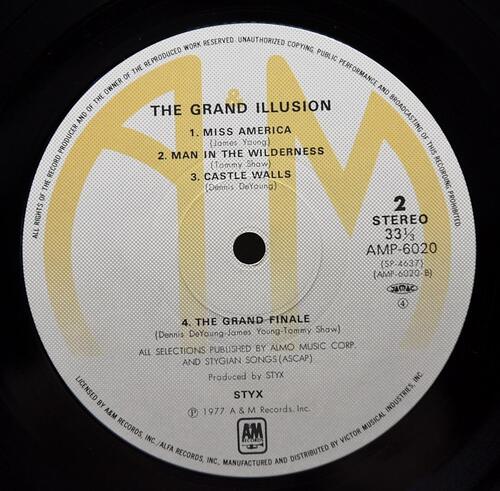 Styx [스틱스] ‎- The Grand Illusion - 중고 수입 오리지널 아날로그 LP
