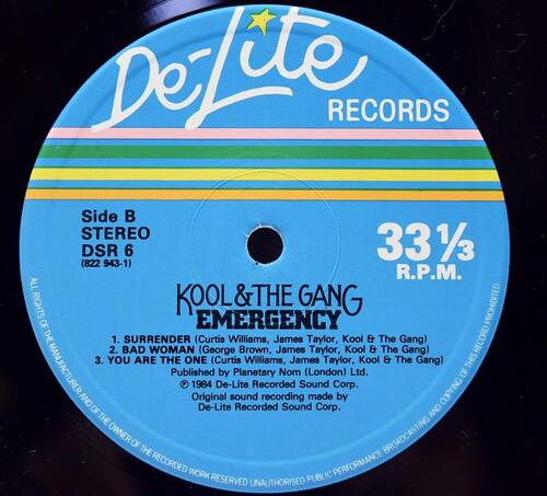 Kool &amp; The Gang [쿨 앤 더 갱] – Emergency ㅡ 중고 수입 오리지널 아날로그 LP