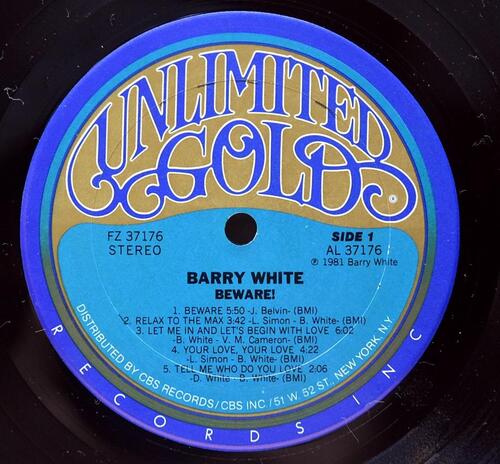 Barry White [베리 화이트] – Beware! ㅡ 중고 수입 오리지널 아날로그 LP