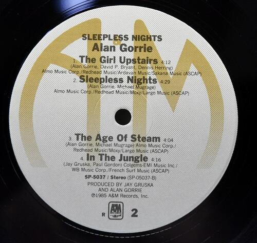 Alan Gorrie [앨런 고리] – Sleepless Nights ㅡ 중고 수입 오리지널 아날로그 LP