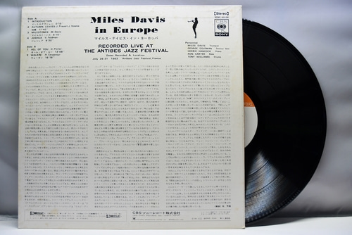 Miles Davis [마일스 데이비스]‎ - Miles Davis In Europe - 중고 수입 오리지널 아날로그 LP