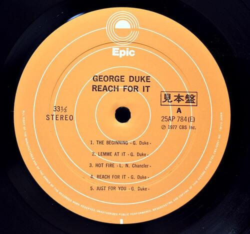 George Duke [조지 듀크] – Reach For It (Promo) - 중고 수입 오리지널 아날로그 LP