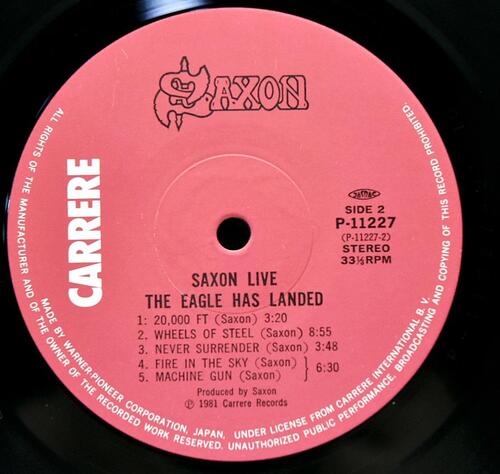 Saxon [색슨] – The Eagle Has Landed (Live) ㅡ 중고 수입 오리지널 아날로그 LP