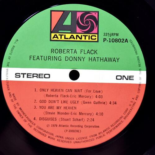Roberta Flack Featuring Donny Hathaway [로버타 플랙, 도니 해스웨이] – Roberta Flack Featuring Donny Hathaway ㅡ 중고 수입 오리지널 아날로그 LP