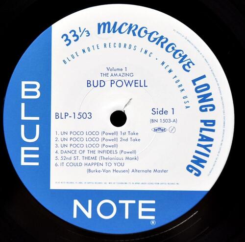 Bud Powell [버드 파웰] ‎- The Amazing Bud Powell, Volume 1 - 중고 수입 오리지널 아날로그 LP