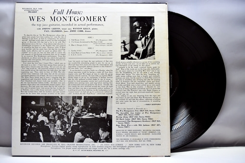 Wes Montgomery [웨스 몽고메리] – Full House - 중고 수입 오리지널 아날로그 LP
