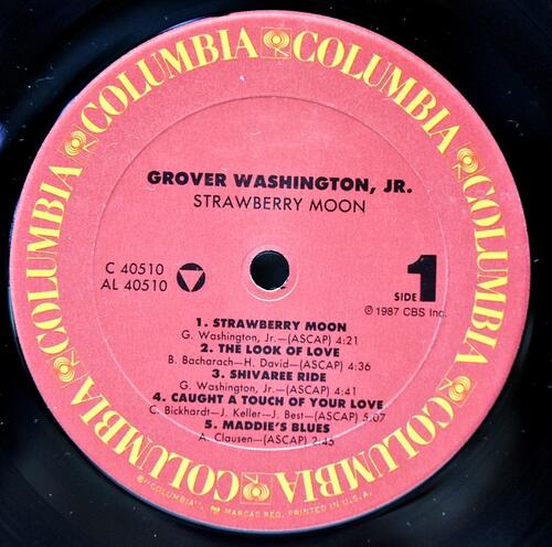 Grover Washington Jr. [그로버 워싱턴 주니어] - Strawberry Moon - 중고 수입 오리지널 아날로그 LP