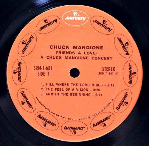 Chuck Mangione [척 맨지오니]‎ - Friends &amp; Love... A Chuck Mangione Concert - 중고 수입 오리지널 아날로그 LP