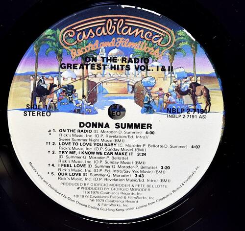 Donna Summer [도나 서머] – On The Radio - Greatest Hits Volumes I &amp; II ㅡ 중고 수입 오리지널 아날로그 2LP