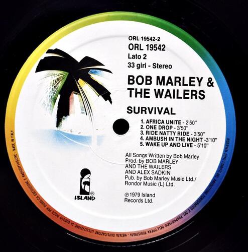 Bob Marley &amp; The Wailers [밥 말리] – Survival ㅡ 중고 수입 오리지널 아날로그 LP