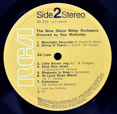 The New Glenn Miller Orchestra [글렌 밀러] – The New Glenn Miller Orchestra Under The Direction Of Ray McKinley - 중고 수입 오리지널 아날로그 LP