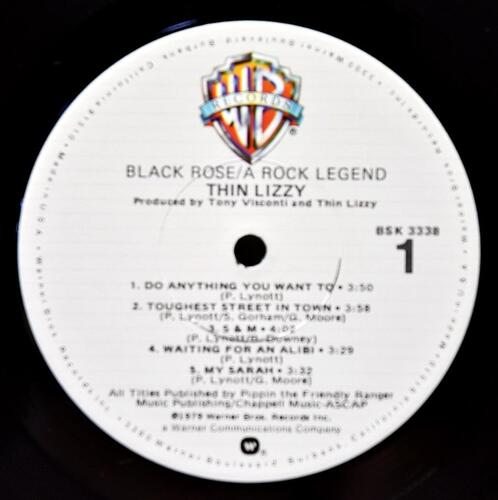 Thin Lizzy [씬 리지] – Black Rose (A Rock Legend) ㅡ 중고 수입 오리지널 아날로그 LP